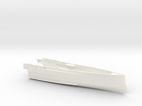 1/700 HMS Tiger (1916) Bow in White Smooth Versatile Plastic