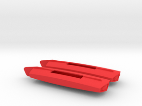 1/537 Miranda Class Concept Torpedo Pods in Red Smooth Versatile Plastic