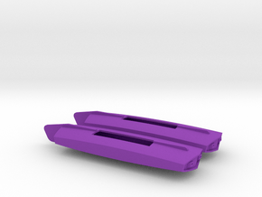 1/537 Miranda Class Concept Torpedo Pods in Purple Smooth Versatile Plastic