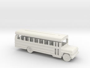 1/72 Scale 1962 Ford B600 Bus in White Natural Versatile Plastic