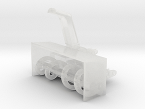 snow blower 3 point in Clear Ultra Fine Detail Plastic