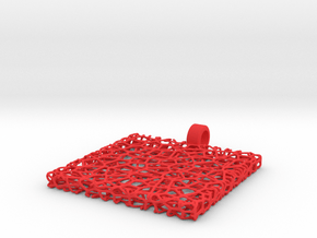 pretty square in Red Smooth Versatile Plastic