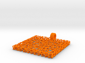 pretty square in Orange Smooth Versatile Plastic