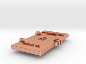 Pyle National Junction Box - Rectangular Lid in Polished Copper