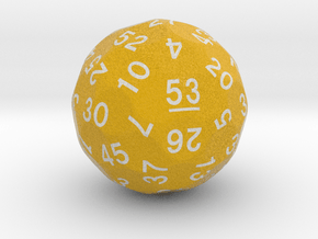 d53 Sphere Dice "Sulfur Falls" in Standard High Definition Full Color
