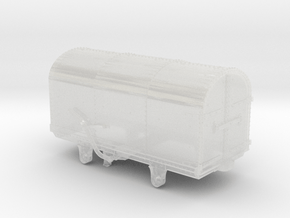 Ffestiniog Railway gunpowder van 009 in Clear Ultra Fine Detail Plastic