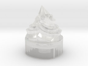 Dole Whip Keycap in Clear Ultra Fine Detail Plastic