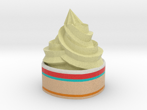 Dole Whip Keycap in Natural Full Color Nylon 12 (MJF)