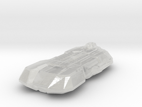 Federation Colony Ship 1/7000 Attack Wing in Clear Ultra Fine Detail Plastic