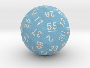 d55 Sphere Dice "Snakes Alive" in Matte High Definition Full Color