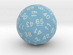 d65 Sphere Dice "Love Affair" in Matte High Definition Full Color