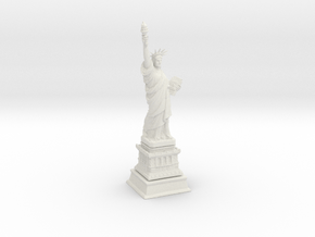 Statue of Liberty in White Natural Versatile Plastic