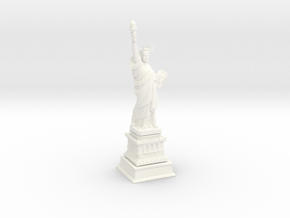 Statue of Liberty in White Smooth Versatile Plastic