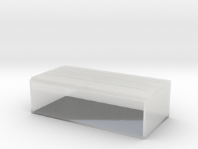Miniature Malm 6 Drawers Dresser - IKEA Series in Clear Ultra Fine Detail Plastic: 1:24