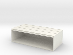 Miniature Malm 6 Drawers Dresser - IKEA Series in White Natural Versatile Plastic: 1:48 - O