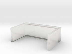 Miniature Malm Dressing Table - IKEA Series in Clear Ultra Fine Detail Plastic: 1:24