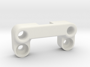 Anti Roll Bar Mount B74.2 Team Associated in White Natural Versatile Plastic