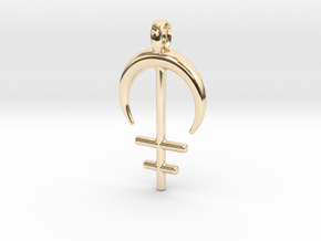 Runish Moon South in 14K Yellow Gold