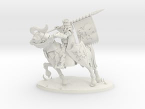 Mounted King in White Natural Versatile Plastic
