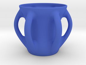 Octocup (One Liter) in Blue Smooth Versatile Plastic