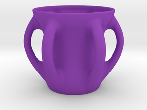 Octocup (One Liter) in Purple Smooth Versatile Plastic