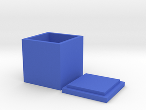 3.3.3 inches box in Blue Smooth Versatile Plastic: Medium