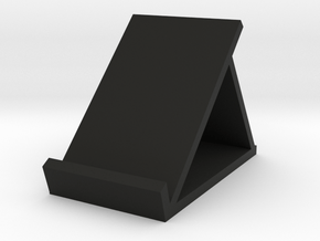 Phone stand 45 degree in Black Premium Versatile Plastic: Medium