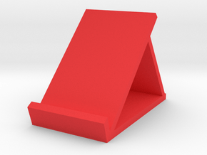 Phone stand 45 degree in Red Smooth Versatile Plastic: Medium