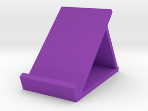Phone stand 45 degree in Purple Smooth Versatile Plastic: Medium