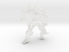 Venom Angry HO scale 20mm miniature model fantasy in Clear Ultra Fine Detail Plastic