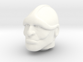 Ice Troll Head VINTAGE in White Processed Versatile Plastic
