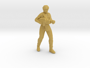 Ripley HO scale 20mm miniature model female hero in Tan Fine Detail Plastic