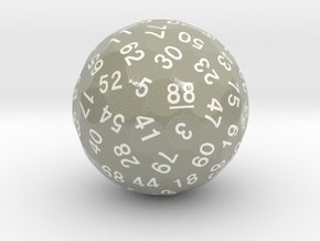 d88 Sphere Dice "Air-Constellation" in Smooth Full Color Nylon 12 (MJF)