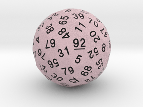 d92 Sphere Dice "Johnson's Suite" in Standard High Definition Full Color