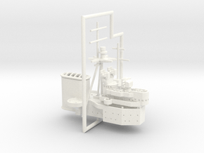 1/700 HMS Tiger (1913) 1939 Bridge in White Smooth Versatile Plastic