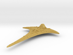 Ancient Ship (120mm with shuttle) in Tan Fine Detail Plastic