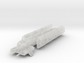 Y-Class Freighter (ENT) 1/3788 Attack Wing in Clear Ultra Fine Detail Plastic