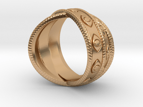 ANGEL THRONE RING in Polished Bronze: 4 / 46.5