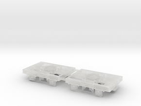009 Hudson Bogies with NEM pocket in Clear Ultra Fine Detail Plastic