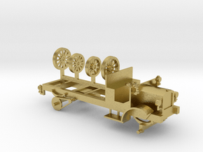 Regel-3to Subventions-LKW - H0 1:87 in Natural Brass