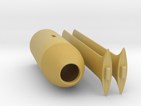 DDG-51 Prop shaft support 1:144 in Tan Fine Detail Plastic