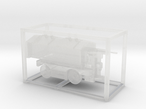 E-Karren Müllwagen V1 - 1:87 H0 in Clear Ultra Fine Detail Plastic