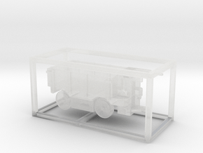 E-Karren Niederbordwagen - 1:87 H0 in Clear Ultra Fine Detail Plastic