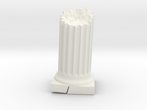 Star Trek - Guardian Column Short in White Natural Versatile Plastic