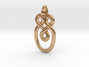 Tears knot in Polished Bronze