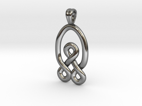 Omega knot in Polished Silver