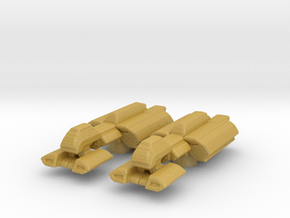 Y-Class Transport (TNG) 1/7000 Attack Wing x2 in Tan Fine Detail Plastic