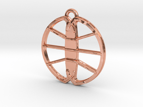 Nokta Makro Simplex Coil Pendant / Hanger 33 mm in Polished Copper