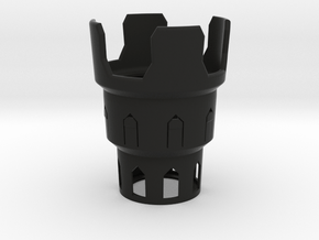 Mug holder car adapter for 3.5in diameter mug v3 in Black Natural Versatile Plastic