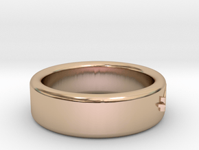 Gender Fluid Ring size 7 and a half in 9K Rose Gold 